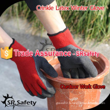 SRSAFETY Guillemets acryliques en latex tricotés à la gaufrette 7 gauge / gants en tricot hiver